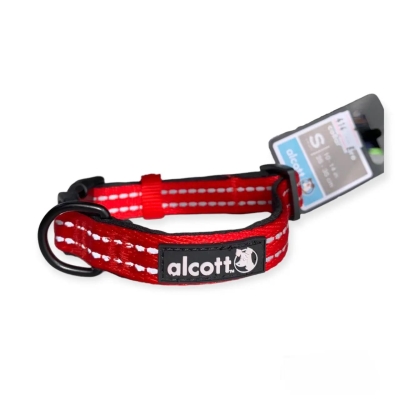 Ошейник Alcott 100185 размер XS 18-28 см, неопреновый, ярко-красный