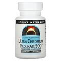 Хром пиколинат Source Naturals Ultra Chromium Picolinate 500 мкг, 120 таблеток