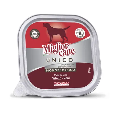 Корм вологий Morando Migliorcane UNICO для собак телятина, 300 г