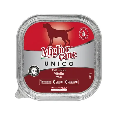 Корм вологий Morando Migliorcane UNICO для собак телятина, 300 г