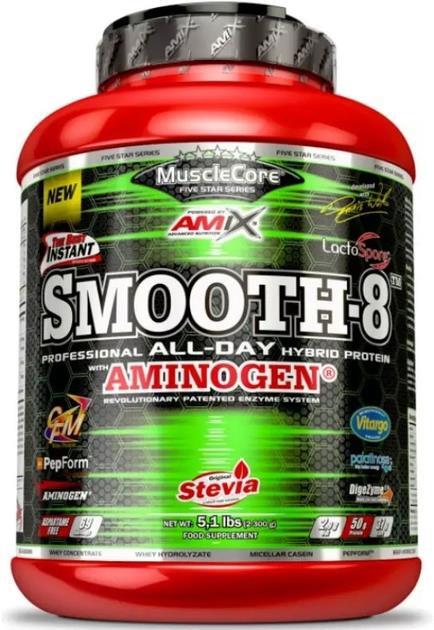 Протеїн Amix Nutrition MuscleCore Smooth-8 Protein пиріг Баноффі, 2300 г