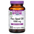 Масло льняное органическое Bluebonnet Nutrition Flax Seed Oil 1000 мг, 100 желатиновых капсул