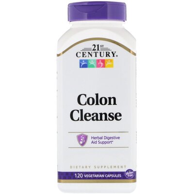 Очищаюча суміш 21st Century Colon cleanse, 120 капсул