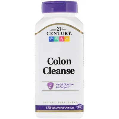 Очищаюча суміш 21st Century Colon cleanse, 120 капсул