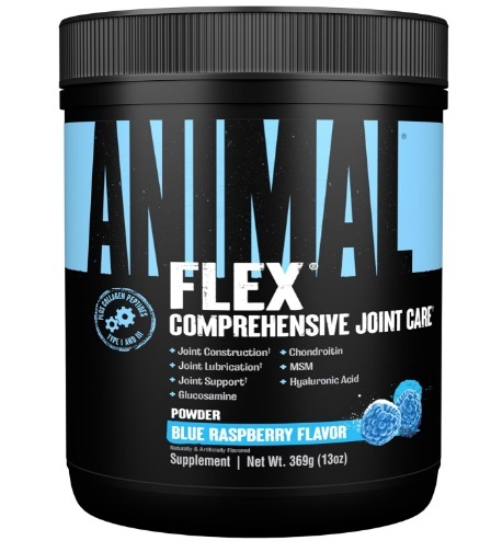 Комплекс для суставов Universal Nutrition Animal Flex Powder голубая малина, 348 г