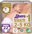 Подгузники Libero Touch размер 1, 2-5 кг, 22 шт