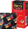 Презервативи Sico Sensitive контурні, анатомічної форми, 12 штук
