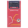 Презервативи Sico Sensitive контурні, анатомічної форми, 12 штук
