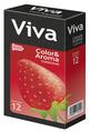 Презервативы Viva Цветные ароматизированные, 12 штук