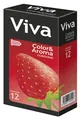 Презервативи Viva Color & Aroma кольорові ароматизовані, 12 штук