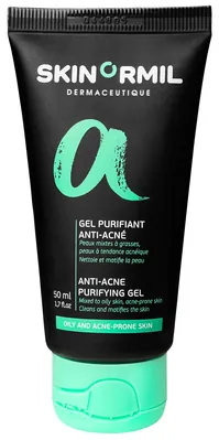 Гель очищуючий для обличчя та тіла Skinormil Anti-Acne для комбінованої, жирної та проблемної шкіри, 50 мл