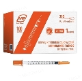 Шприц инсулиновый 1 мл U-100 МР MedPlast 3-компонентный с иглой 30G (0,3 x 8 мм), 1 штука