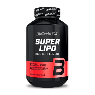 Жироспалювач Biotech Super Lipo, 120 таблеток