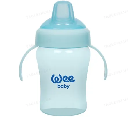 Поїльник-непроливайка Wee Baby з ручками та м’яким носиком, 240 мл