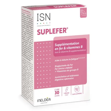 Суплефер Ineldea Suplefer капсули №30 (15х2)