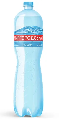 Вода мінеральна Миргородська Лагідна слабогазована, 1,5 л