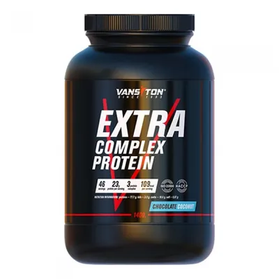 Протеїн комплексний Vansiton Extra Complex Protein, шоколад-кокос, 1,4 кг