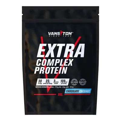 Протеїн комплексний Vansiton Extra Complex Protein, шоколад-кокос, 900 г