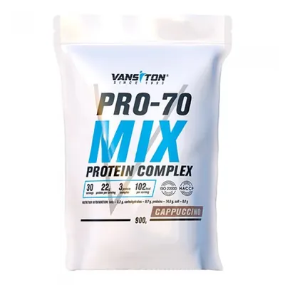 Протеїн комплексний Vansiton Pro-70 Mix Protein Complex, капучино, 900 г
