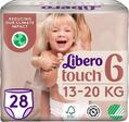 Подгузники-трусики Libero Touch Pants размер 6, 13-20 кг, 28 шт