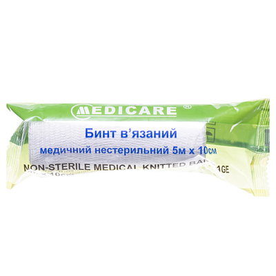 Бинт в’язаний Medicare медичний нестерильний 5 м х 10 см