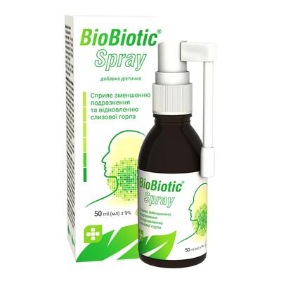 Биобиотик спрей (BioBiotic Spray) спрей по 50 мл во флак.
