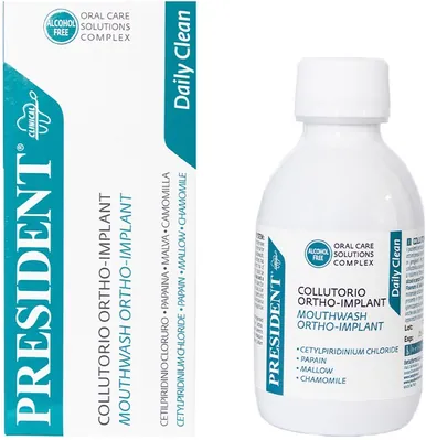 Ополіскувач для порожнини рота President Clinical Ortho, 200 мл