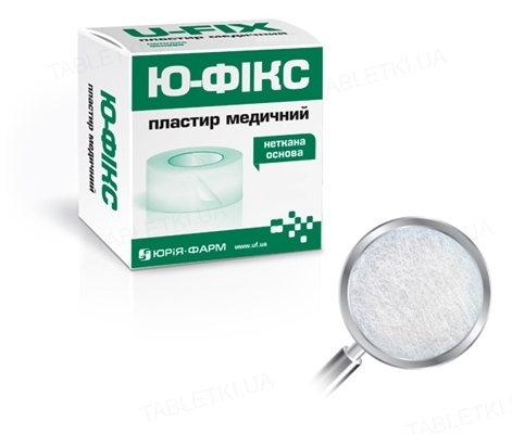 Пластир медичний Ю-Фікс на нетканій основі, котушка, 5 х 1000 см, 1 штука