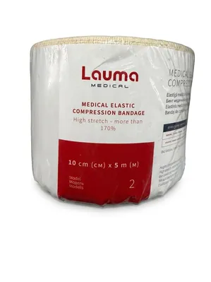 Бинт еластичний Lauma модель 2 Latex Free високої розтяжності 5 м х 10 см