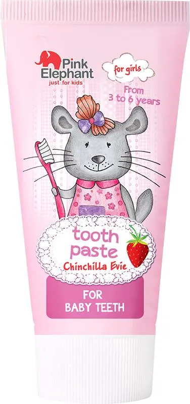 Зубна паста Pink Elephant Chinchilla Evie Шиншила Еві, 50 мл