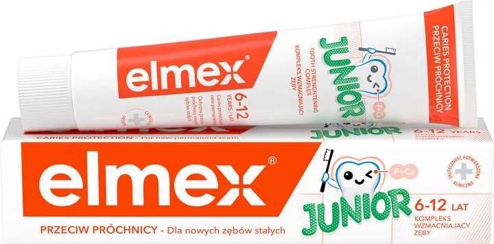 Зубна паста Elmex Junior 6-12 років, 75 мл