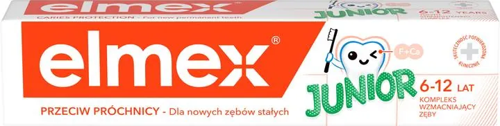 Зубна паста Elmex Junior 6-12 років, 75 мл