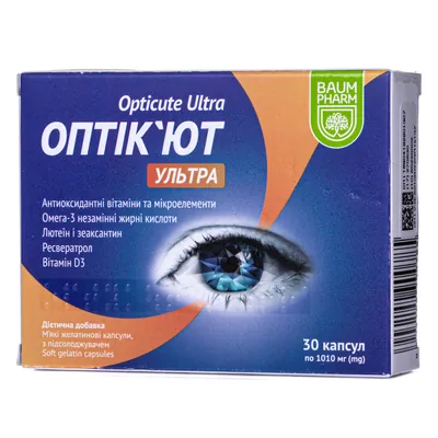 Оптік'ют Ультра Baum Pharm капсули №30