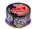 Корм влажный для взрослых кошек Carnie мясной паштет с индейкой, 90 г