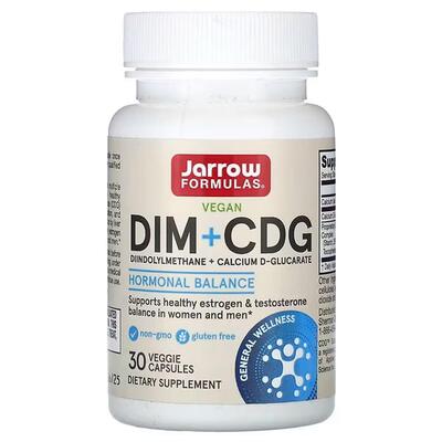 Формула детоксикации Jarrow Formulas DIM + CDG, 30 капсул