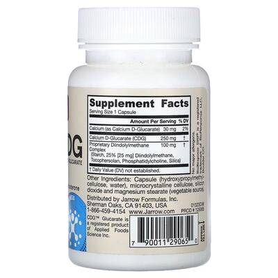 Формула детоксикации Jarrow Formulas DIM + CDG, 30 капсул