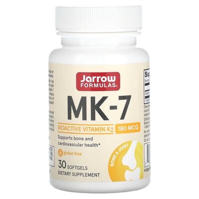 Витамин К2 МК-7 Jarrow Formulas Vitamin K2 180 мкг, 30 капсул