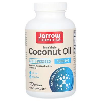 Кокосовое масло Jarrow Formulas Coconut Oil 1000 мг, 120 капсул