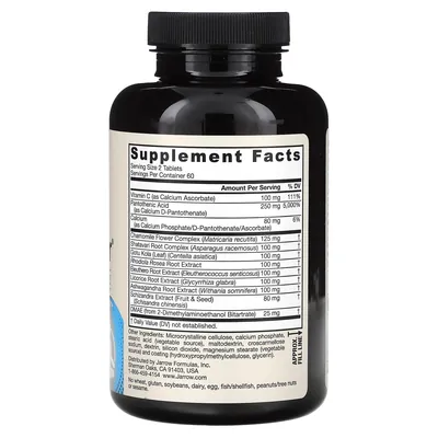 Підтримка наднирників Jarrow Formulas Adrenal Optimizer, 120 таблеток