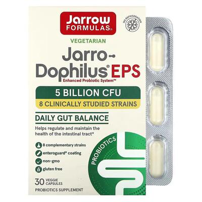 Пробиотики Jarrow Formulas Jarro-Dophilus EPS 5 млрд, 30 растительных капсул
