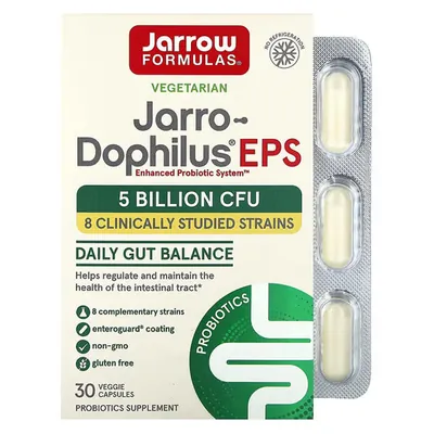 Пробіотики Jarrow Formulas Jarro-Dophilus EPS 5 млрд, 30 рослинних капсул