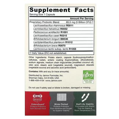 Пробиотики Jarrow Formulas Jarro-Dophilus EPS 5 млрд, 30 растительных капсул