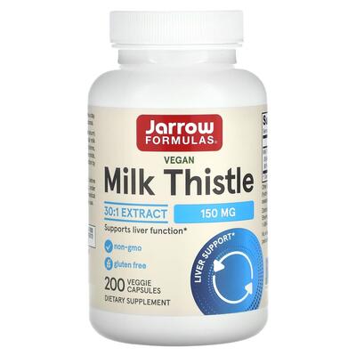 Расторопша Jarrow Formulas Milk Thistle 150 мг, 200 вегетарианских капсул