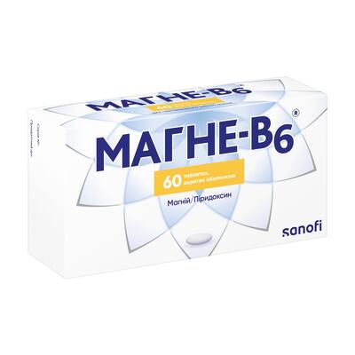 Магне-В6 таблетки, п/о №60 (20х3)