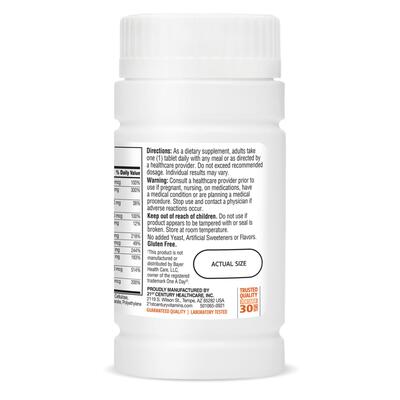 Вітаміни для жінок 50+ 21st Century One Daily Woman's 50+ Multivitamin Multimineral таблетки №100