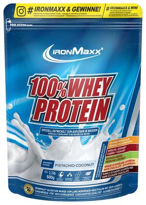 Протеїн IronMaxx 100% Whey Protein Фісташка-кокос, 500 г