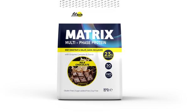 Протеин комплексный FitWin Matrix Multi-Phase Protein молочный шоколад, 900 г