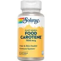 Бета-каротин Solaray Food Carotene 7500, 50 гелевих капсул