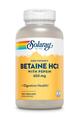 Бетаин HCL и пепсин Solaray HCL with Pepsin капсулы по 650 мг №250