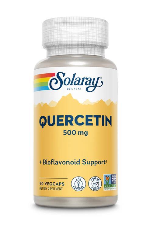 Кверцетин Solaray Quercetin 500, 90 веганских капсул